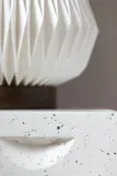 Настольная лампа Byon Origami, дерево, E27, выс. 41 см, белый — фото 3