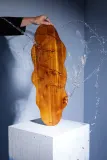 Поднос Byon Flowy L, дерево, 70 25 2 см, коричневый — фото 4