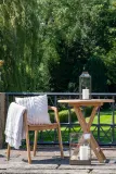 Фонарь для свечи House Nordic Manali, металл, 36,5 см, коричневый — фото 4