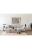 Декоративная подушка House Nordic Kobe, 45 45 см, бежевый — фото 5