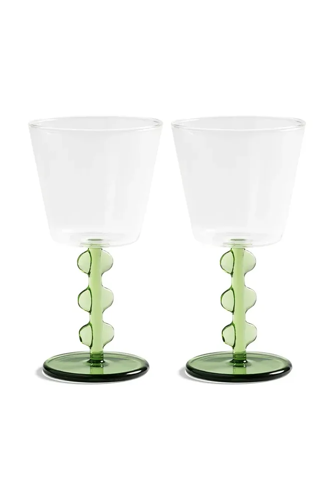 Набор бокалов &K Amsterdam, petal set, 2 шт, 200 мл, боросиликатное стекло, многоцветный