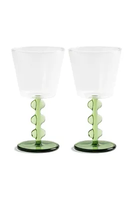 Набор бокалов &K Amsterdam, petal set, 2 шт, 200 мл, боросиликатное стекло, многоцветный