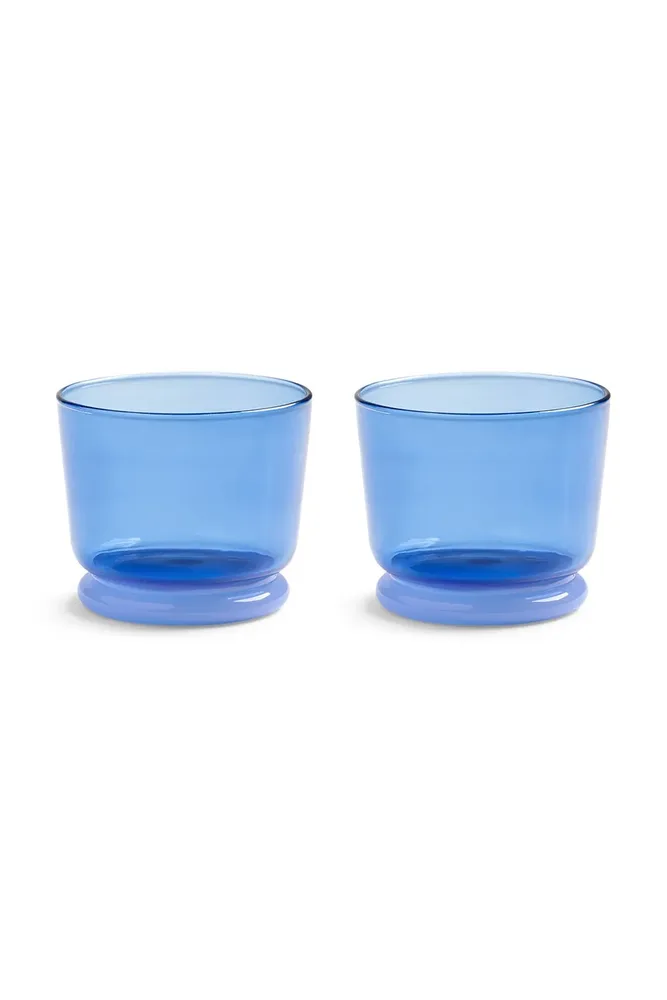 Набор стаканов &K Amsterdam, dew blue, 2 шт, 200 мл, стекло, синий