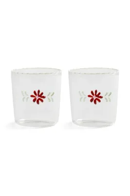 Набор стаканов &K Amsterdam, flora red, 2 шт, 300 мл, стекло
