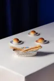 Тарелка десертная Seletti Hybrid Zemrude, фарфор, 15 см, разноцветная — фото 3