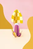 Фигурка декоративная Octaevo diy Mushroom kolor multicolor 0, 23,5 см — фото 2