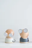 Настольная лампа Design Nest Mr Watt Goggle, дерево, LED, выс. 13,7 см, красный — фото 2