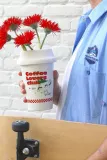 Ваза Fluid Market Cup of Coffee 0, керамика, 19,5 см, разноцветный — фото 3