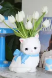 Ваза Fluid Market Cat 0, керамика, 22 см, разноцветный — фото 3