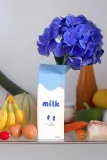 Ваза Fluid Market Milk 0, керамика, 22 см, разноцветный — фото 3