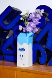 Ваза Fluid Market Milk 0, керамика, 22 см, разноцветный — фото 4