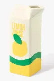 Ваза Fluid Market Lemon 0, керамика, 23 см, разноцветный — фото 1