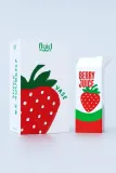 Ваза Fluid Market Strawberry 0, керамика, 23 см, разноцветный — фото 2