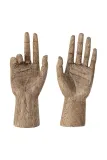 Фигурка декоративная Bloomingville Teis 2-pack kolor, 5 см, бежевый — фото 1