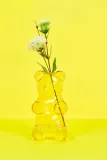Ваза Balvi Yummy Bear, стекло, 24 см, жёлтый — фото 6