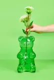 Ваза Balvi Yummy Bear, стекло, 24 см, зелёный — фото 5