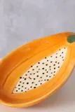 Поднос Boltze Papaya, керамика, 15,5 10 2 см, оранжевый — фото 4