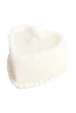 Декоративная свеча Doiy dekoracyjna Sweetie, Cake, воск, белый — фото 1