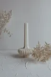 Декоративная свеча Temida dekoracyjna Vase, соевый воск, бежевый — фото 2