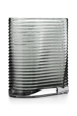Ваза Inne home & lifestyle, стекло, 18 см, чёрный
