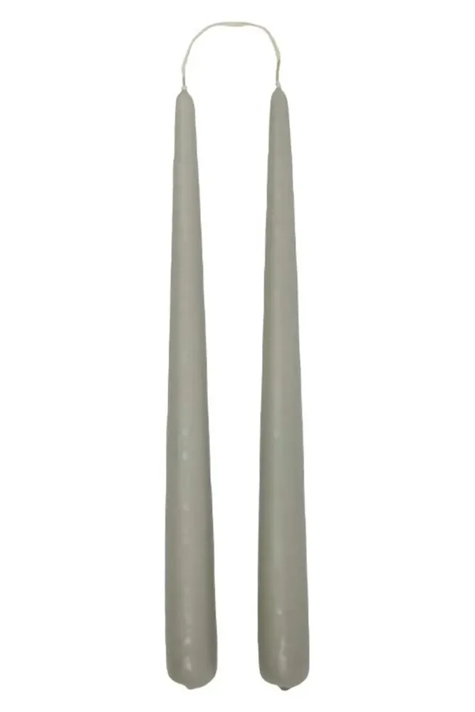 Декоративная свеча Oyoy dekoracyjna Fukai Candles M 2-pack, воск, серый
