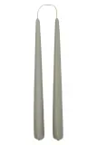 Декоративная свеча Oyoy dekoracyjna Fukai Candles M 2-pack, воск, серый — фото 1