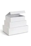Набор коробок для хранения Bigso Box of Sweden 3-pack, белый — фото 2