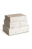 Набор коробок для хранения Bigso Box of Sweden 3-pack, бежевый — фото 1
