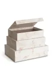 Набор коробок для хранения Bigso Box of Sweden 3-pack, бежевый — фото 2
