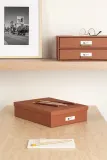 Коробка для хранения Bigso Box of Sweden A4, коричневый — фото 4
