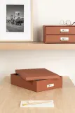 Коробка для хранения Bigso Box of Sweden A4, коричневый — фото 5