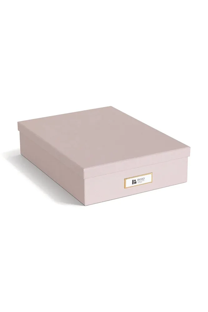 Коробка для хранения Bigso Box of Sweden A4, розовый