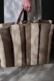 Декоративная подушка Ferm Living na krzeslo, хлопок, 50 100 7 см, коричневый — фото 3