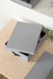 Коробка для хранения Bigso Box of Sweden A4, 26 35 8,5 см, серый — фото 4