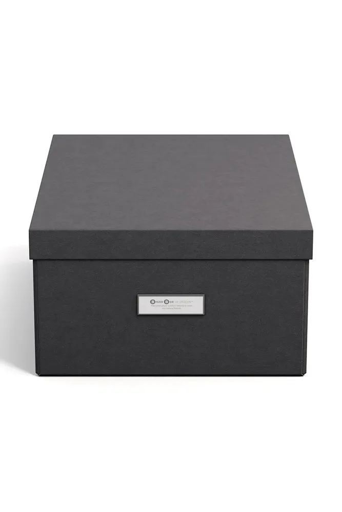 Коробка для хранения Bigso Box of Sweden L, 28,5 39 16 см, чёрный