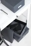 Коробка для хранения Bigso Box of Sweden L, 28,5 39 16 см, чёрный — фото 5