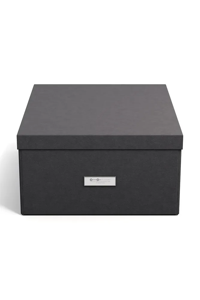 Коробка для хранения Bigso Box of Sweden XL, 34,5 45 18,5 см, чёрный