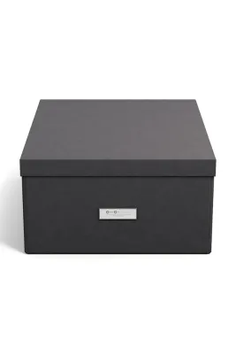 Коробка для хранения Bigso Box of Sweden XL, 34,5 45 18,5 см, чёрный