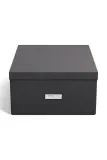 Коробка для хранения Bigso Box of Sweden XL, 34,5 45 18,5 см, чёрный — фото 1