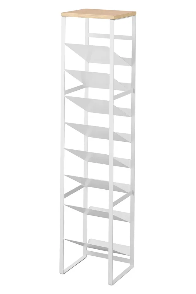 Кухонный держатель Yamazaki blatem Tower 8, дерево, 88,5 20 см, белый
