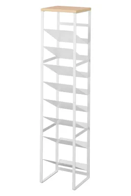 Кухонный держатель Yamazaki blatem Tower 8, дерево, 88,5 20 см, белый
