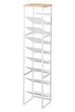 Кухонный держатель Yamazaki blatem Tower 8, дерево, 88,5 20 см, белый — фото 1