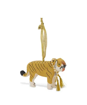 Новогоднее украшение Doing Goods Tinsel Tiger Ornament, 3 см, разноцветный