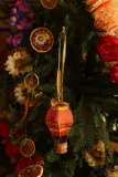 Новогоднее украшение Doing Goods Hari Hot Air Balloon, 10 см, разноцветный — фото 4