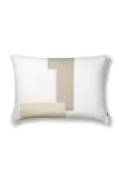 Декоративная наволочка Ferm Living Part cushion, хлопок, 80 60 см, белый — фото 1