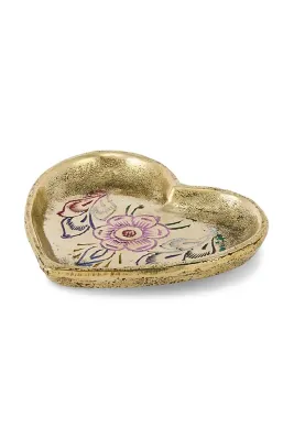 Поднос Doing Goods drobiazgi Miracle Mila Heart, 7,5 8 1 см, жёлтый