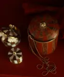 Коробка для хранения Doing Goods Piper Striped Circus Box, 10,5 10 10 см, разноцветный — фото 4