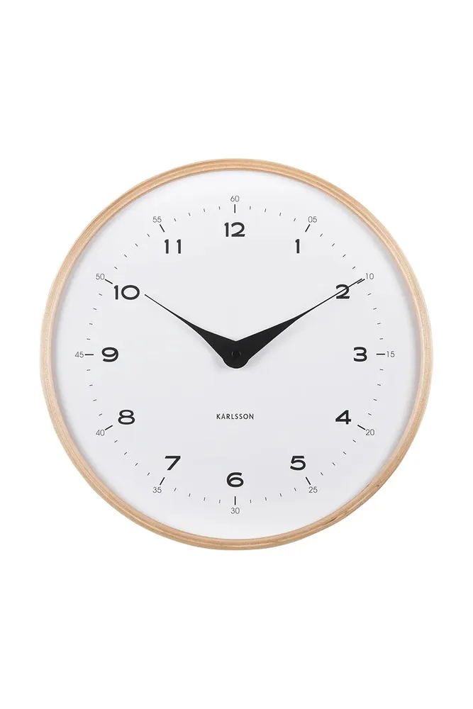 Настенные часы Karlsson Osado Dome kolor, 30 см, белый