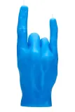 Декоративная свеча Candlehand dekoracyjna You Rock, воск, синий — фото 2