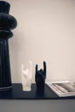 Декоративная свеча Candlehand dekoracyjna You Rock, воск, белый — фото 4